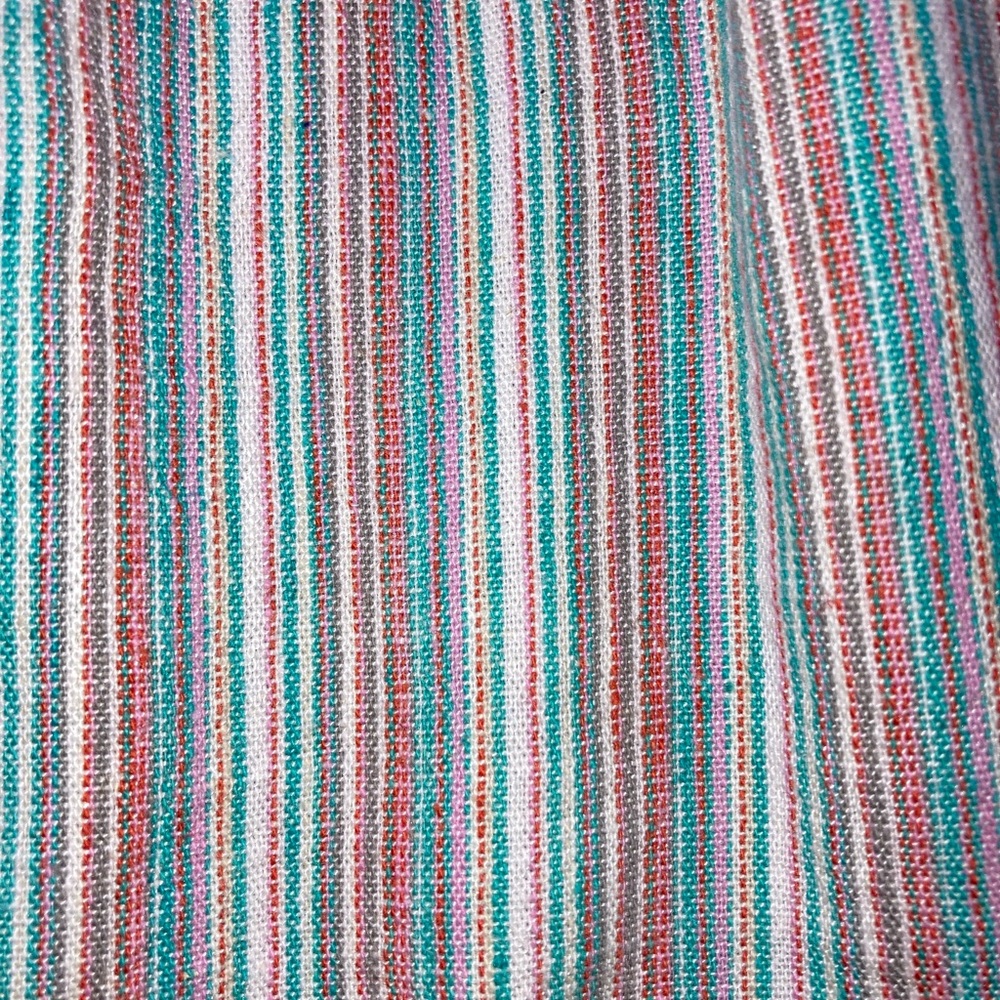 American Eagle high waist multi colored striped paperbag shorts… - Picture 11 of 11